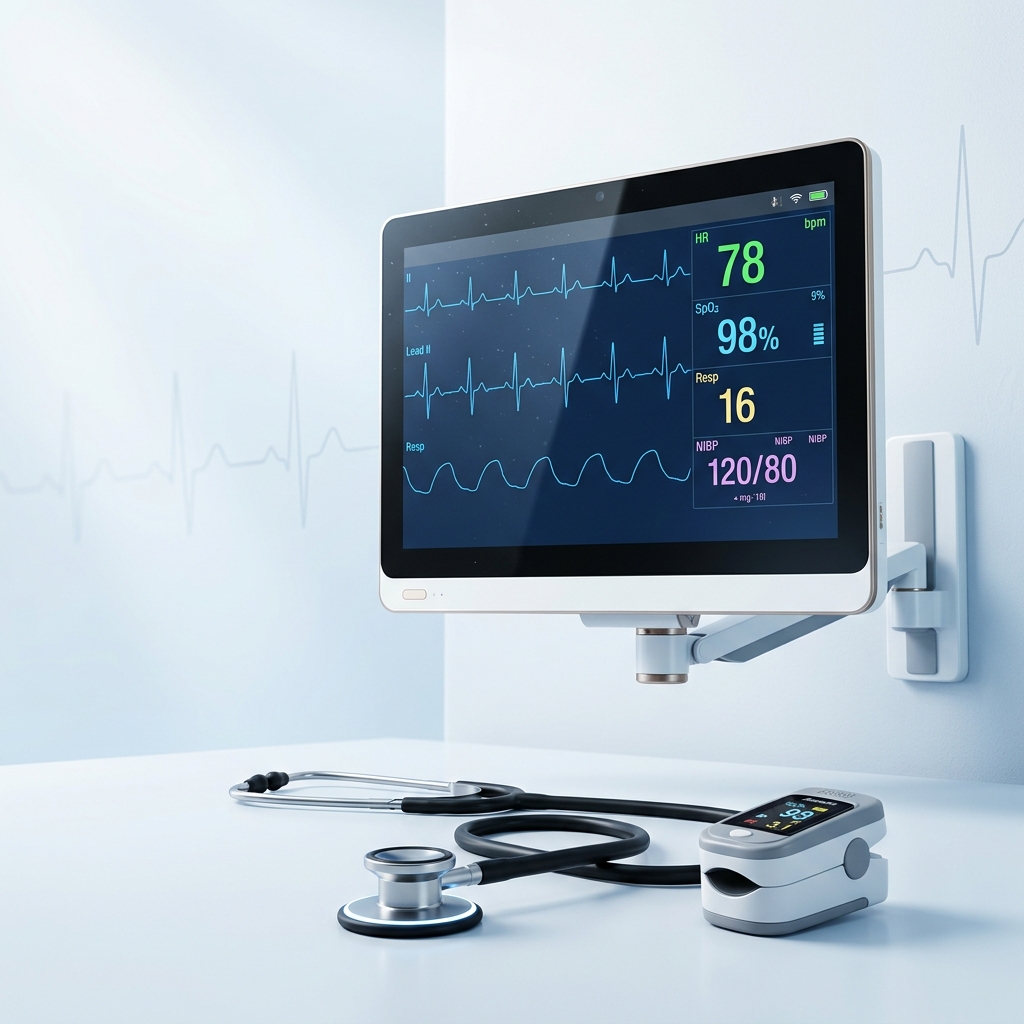 Medical patient monitor and diagnostic devices